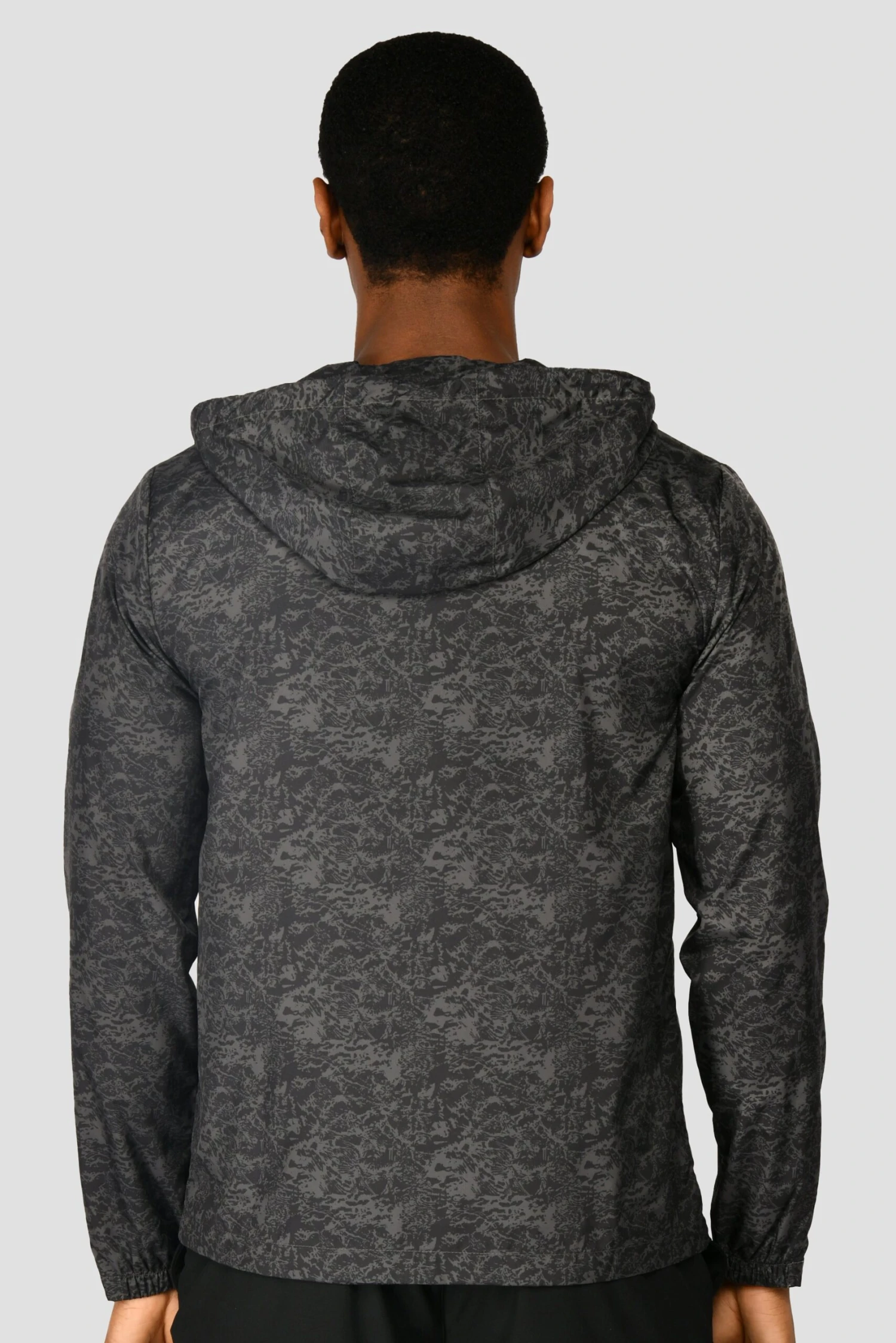 Alto Printed Jacket - Jet Grey/Black