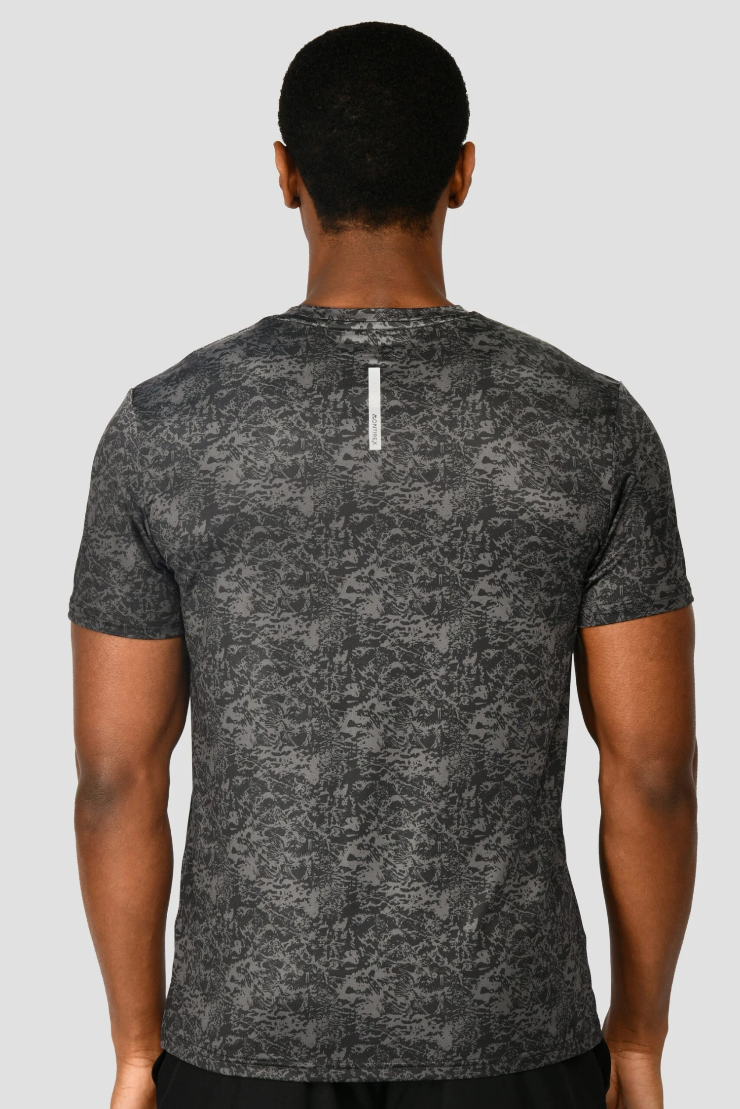 Alto Printed T-Shirt - Jet Grey/Black