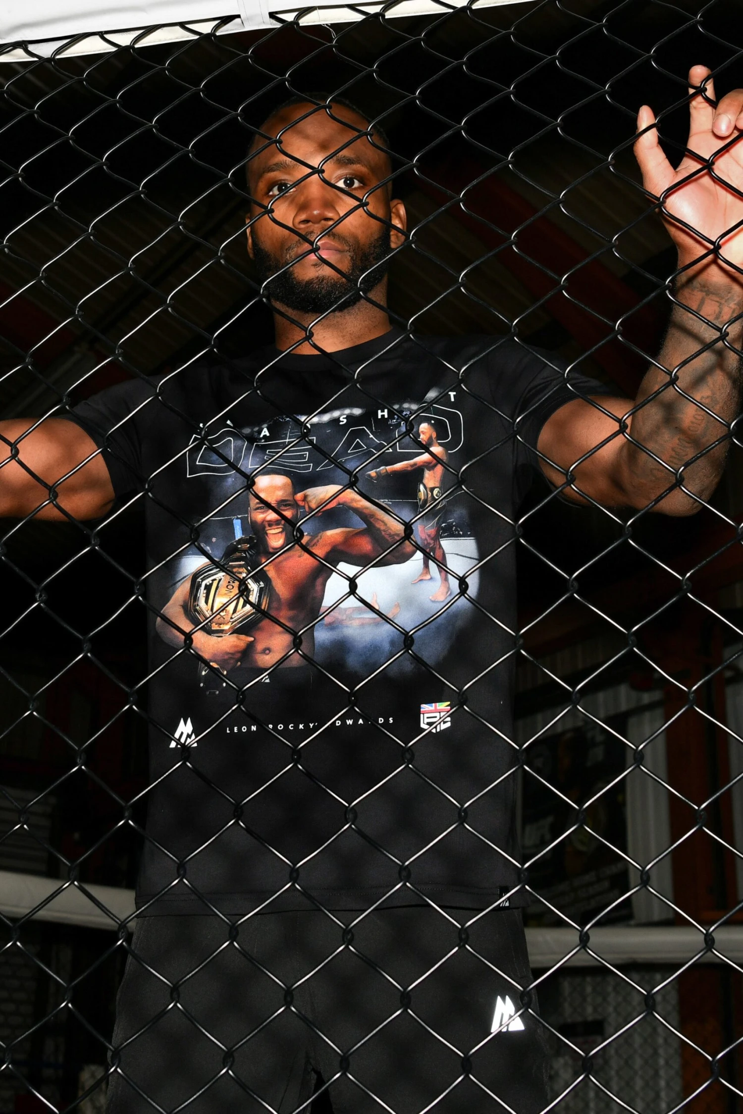 Leon Edwards Head Shot T-Shirt - Black