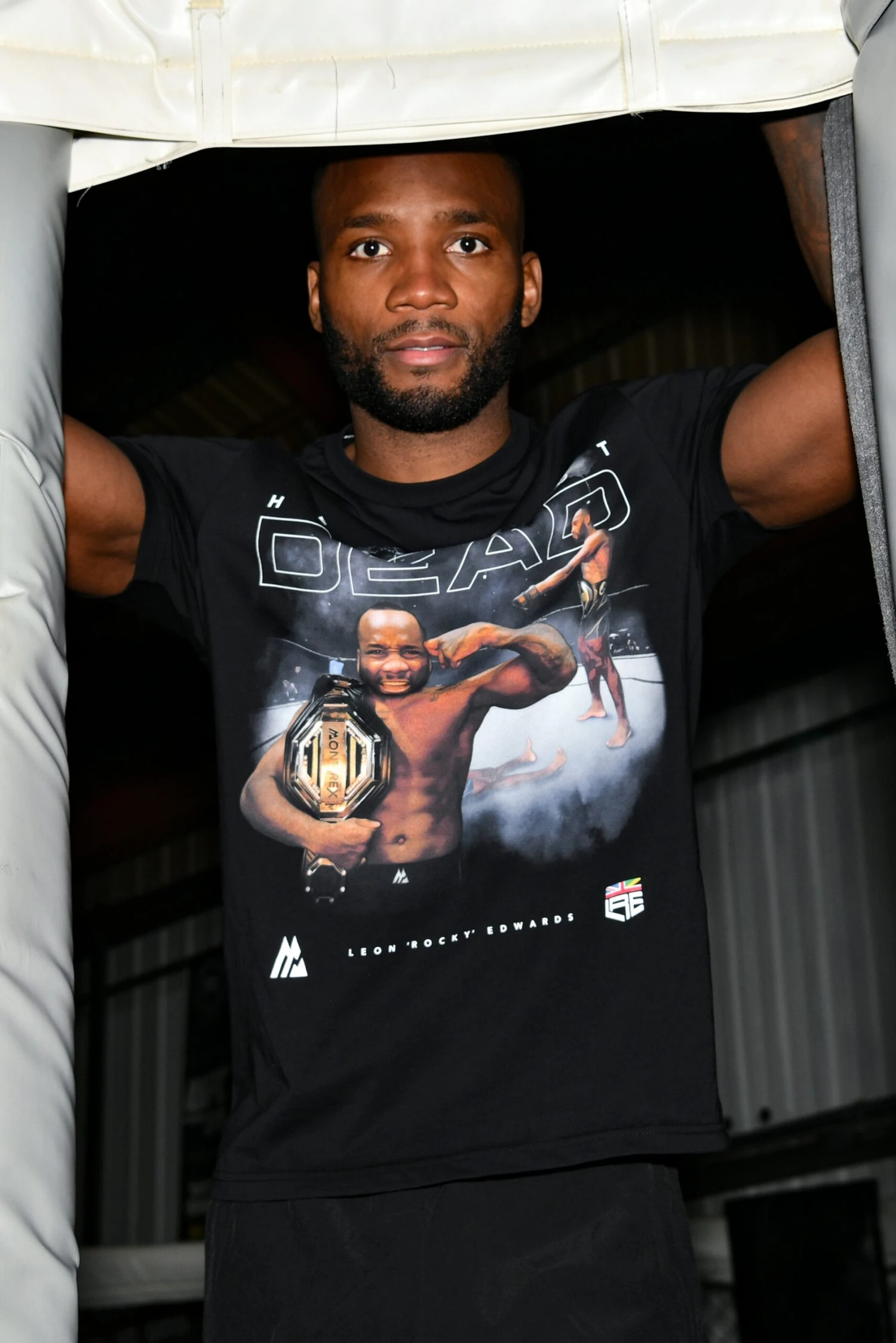 Leon Edwards Head Shot T-Shirt - Black