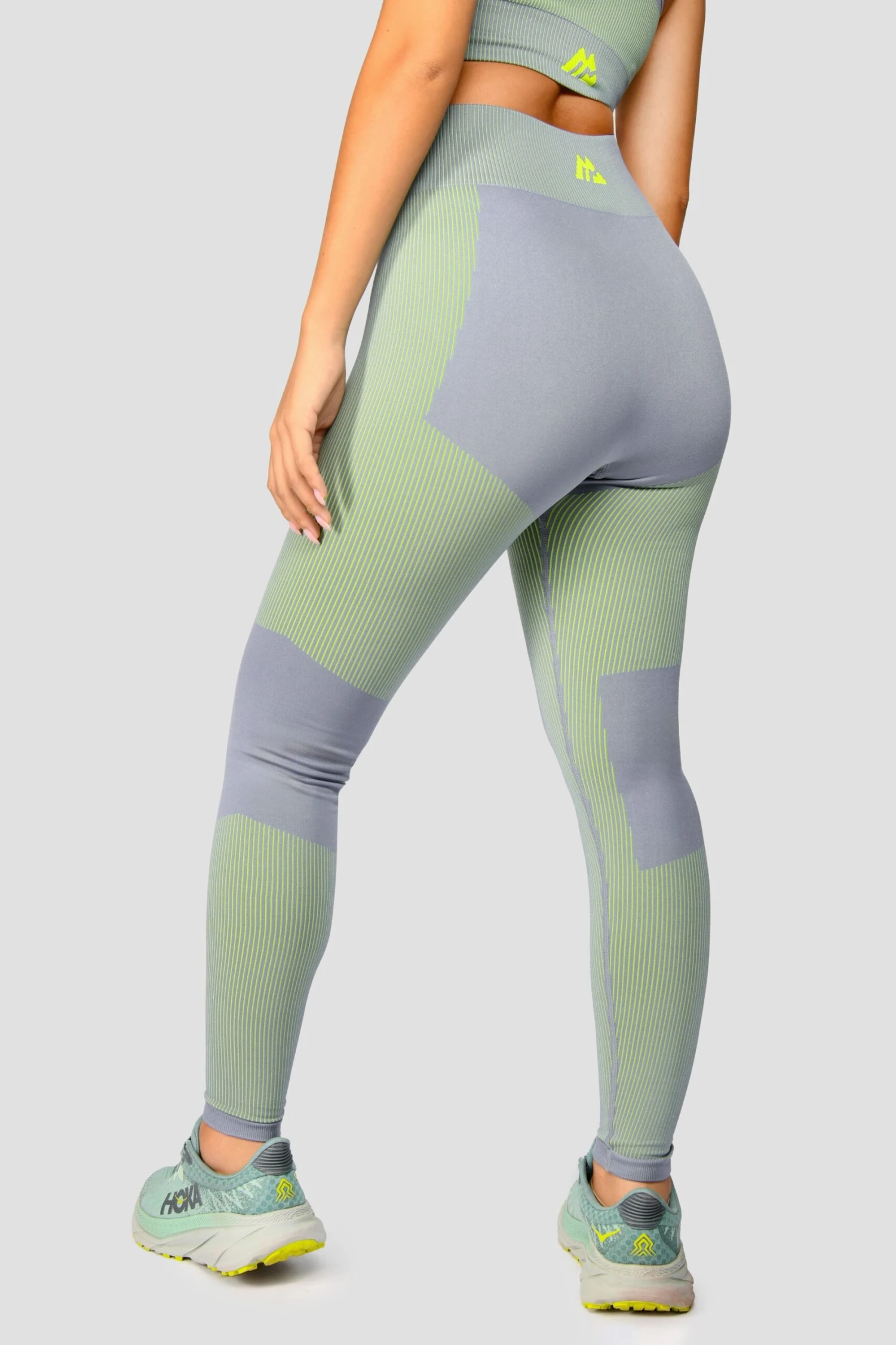 Energy 2.0 Seamless Legging - Cadet Grey/OG Neon