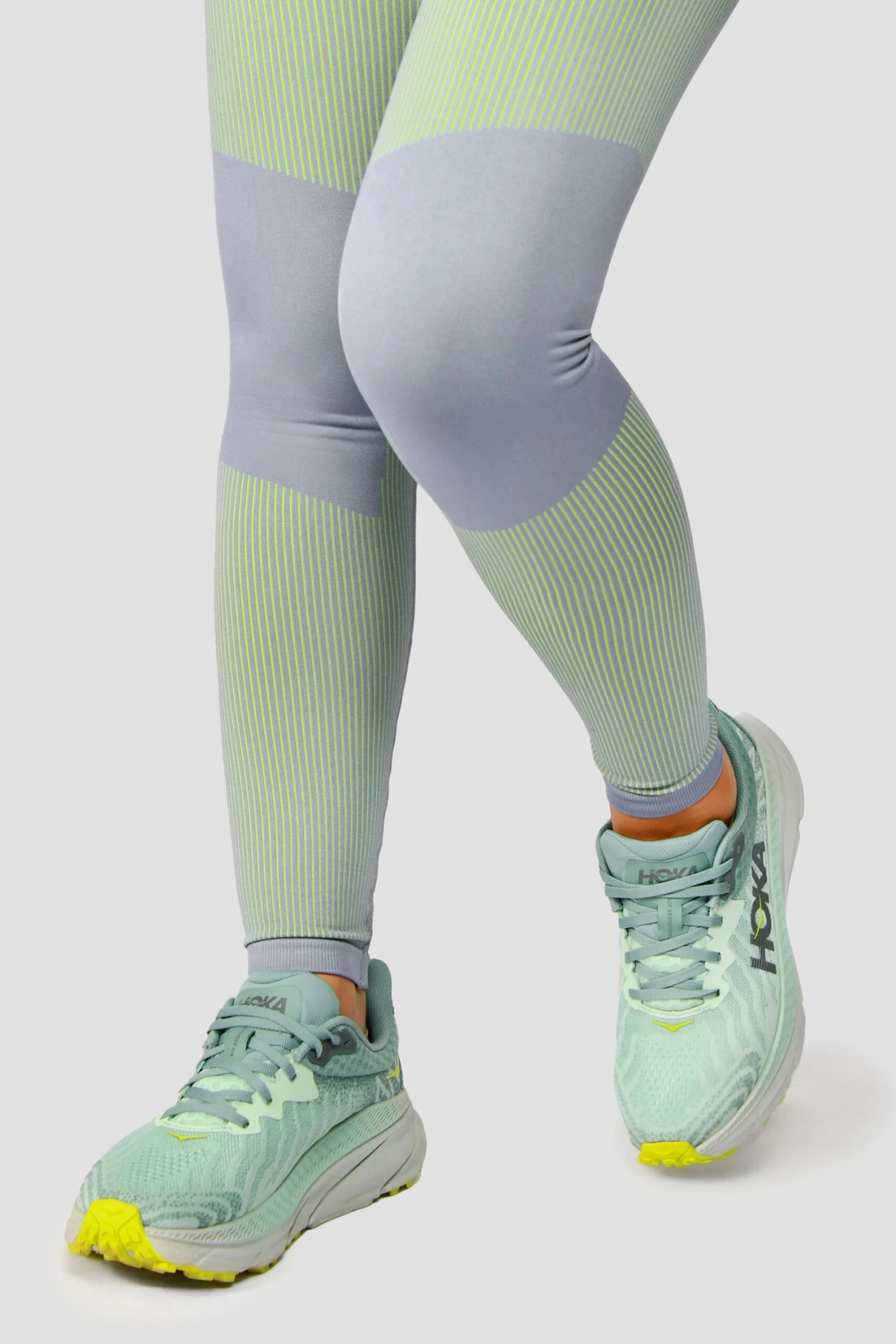 Energy 2.0 Seamless Legging - Cadet Grey/OG Neon