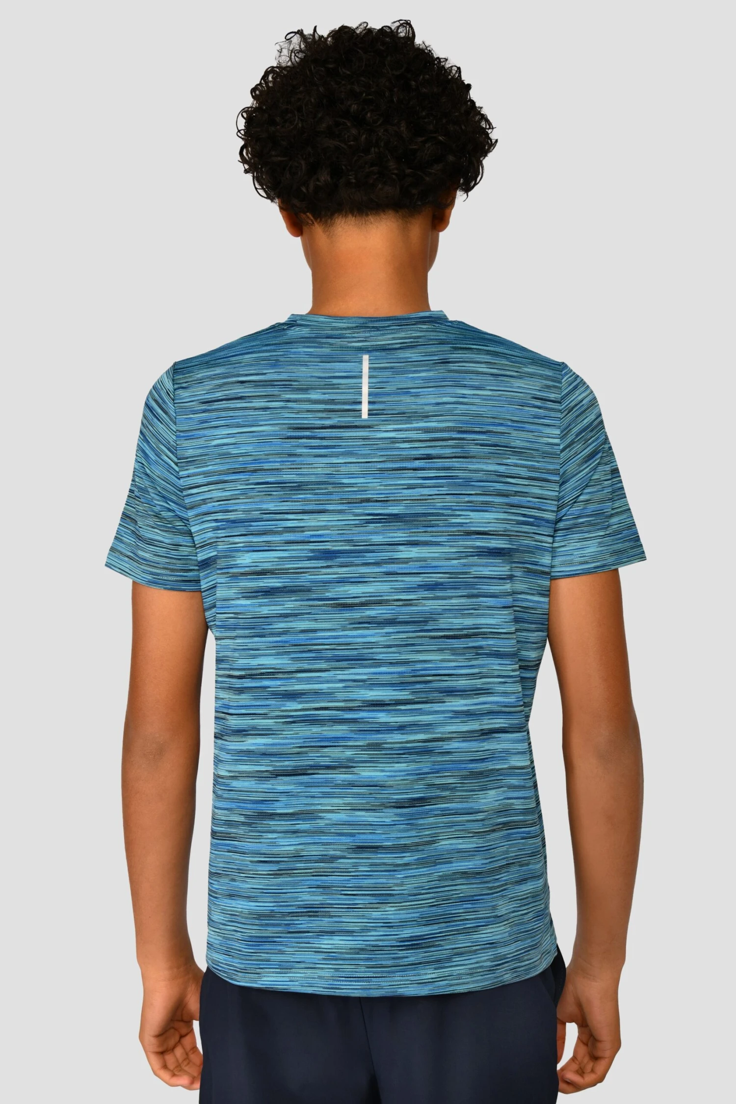 Junior Trail 2.0 T-Shirt - Navy/Neon Blue Multi