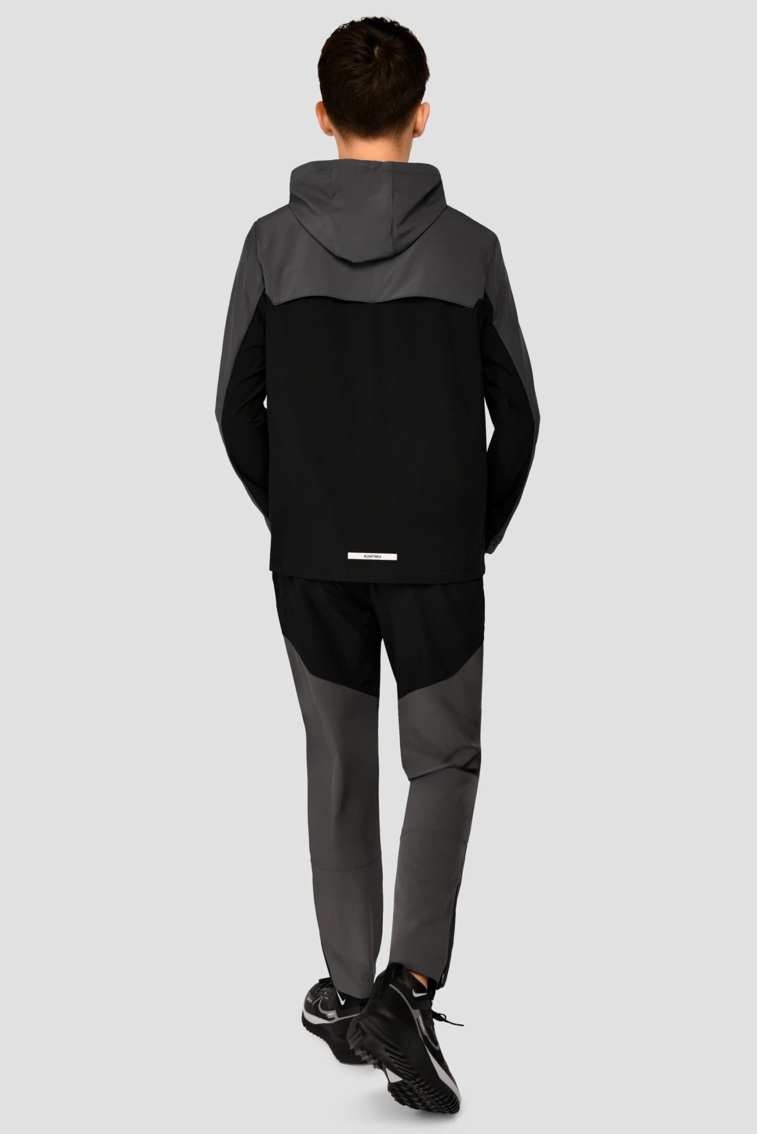 Junior Rush Running Pant - Jet Grey/Black