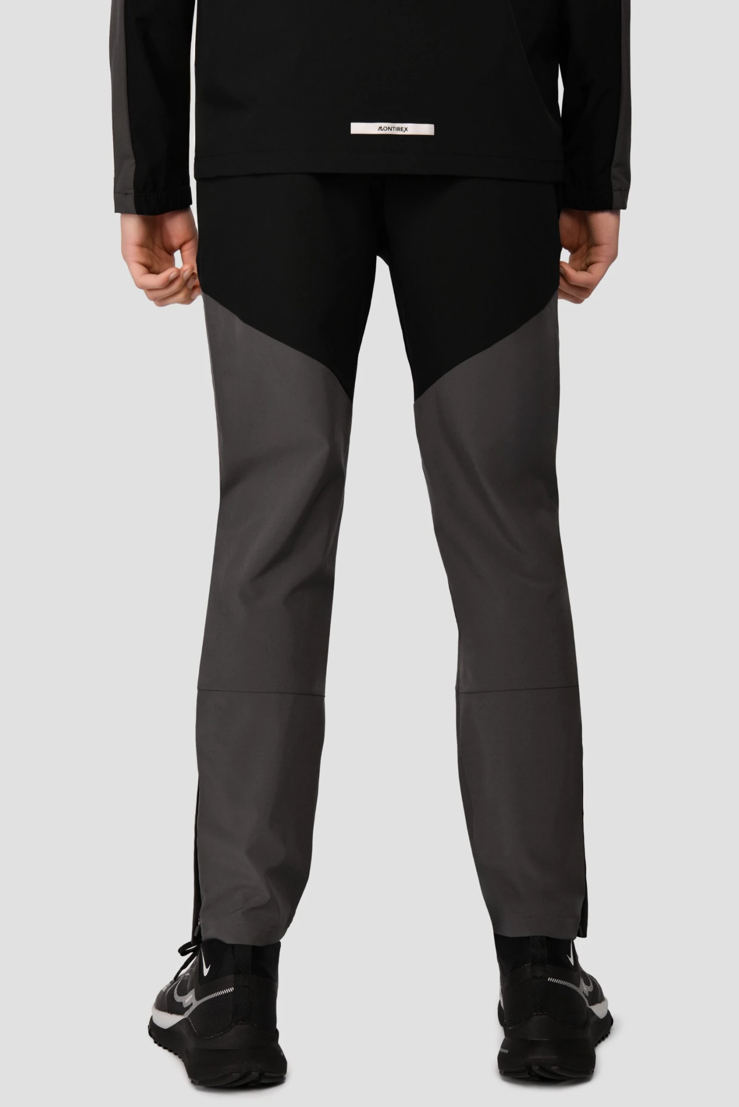 Junior Rush Running Pant - Jet Grey/Black