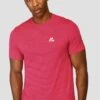 Speed Seamless T-Shirt - Hibiscus/Neon Pink