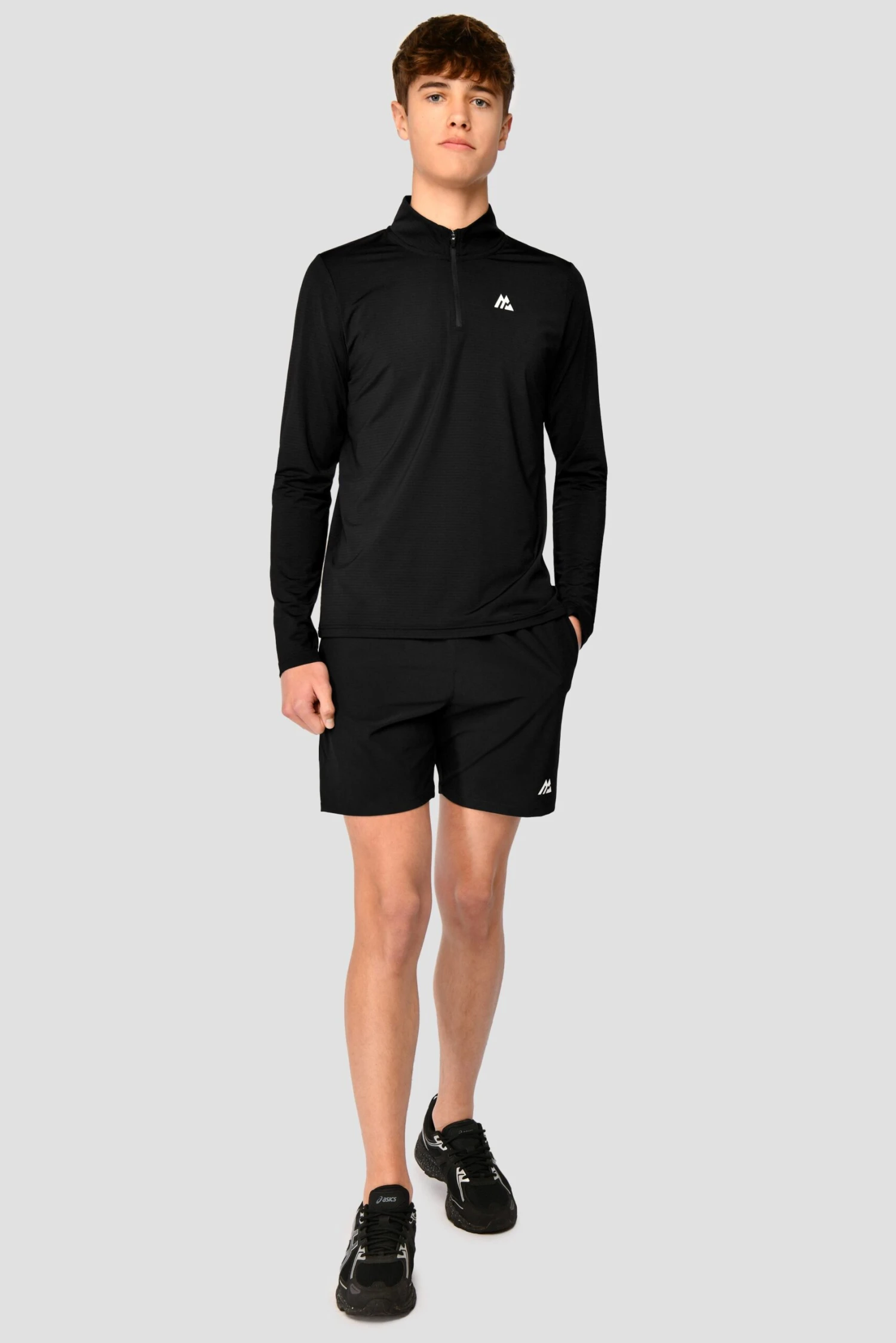 Junior Speed 1/4 Zip - Black