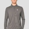 Junior Speed 1/4 Zip - Cement Grey