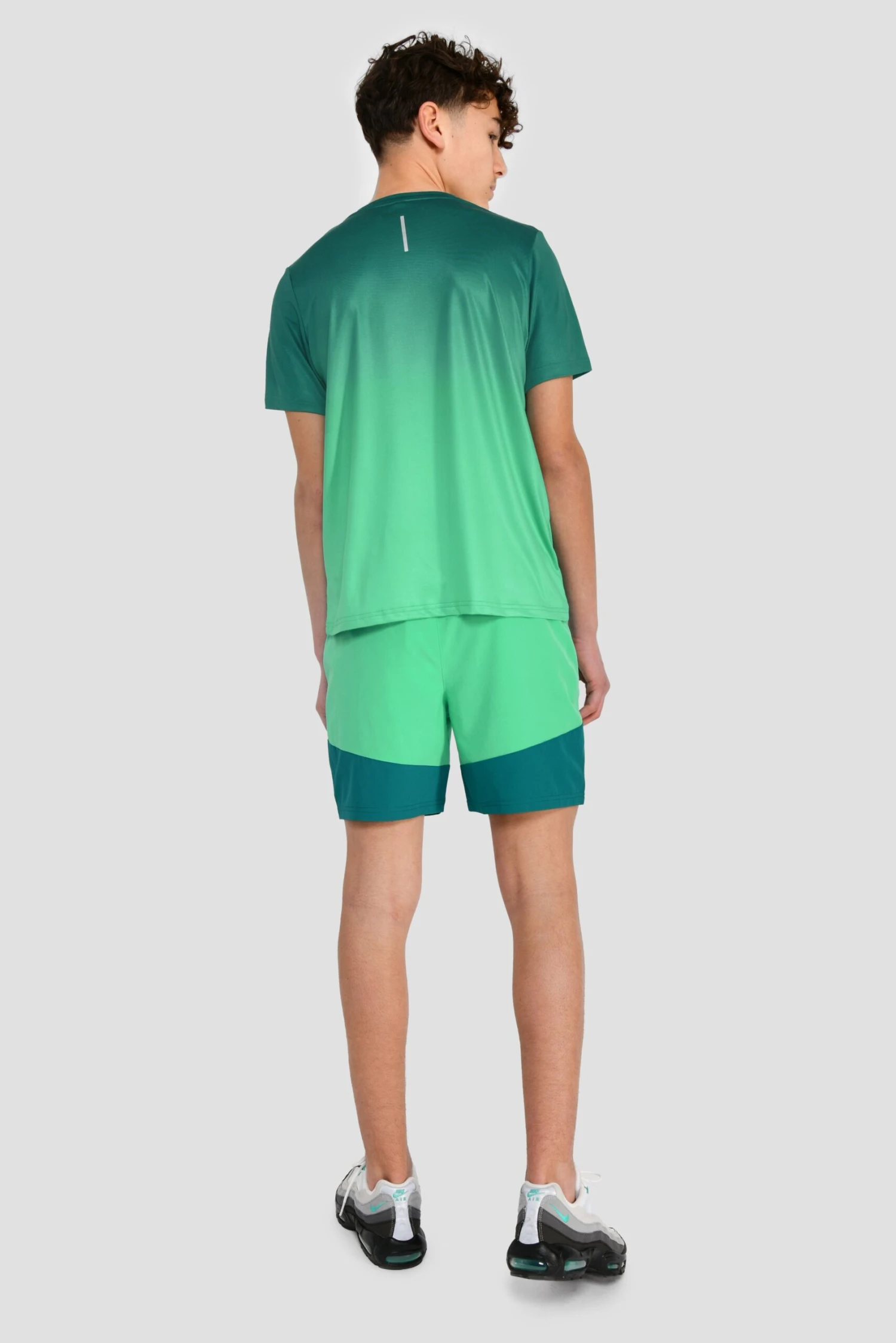 Junior Track Fade T-Shirt - Deep Sea/Mountain Meadow