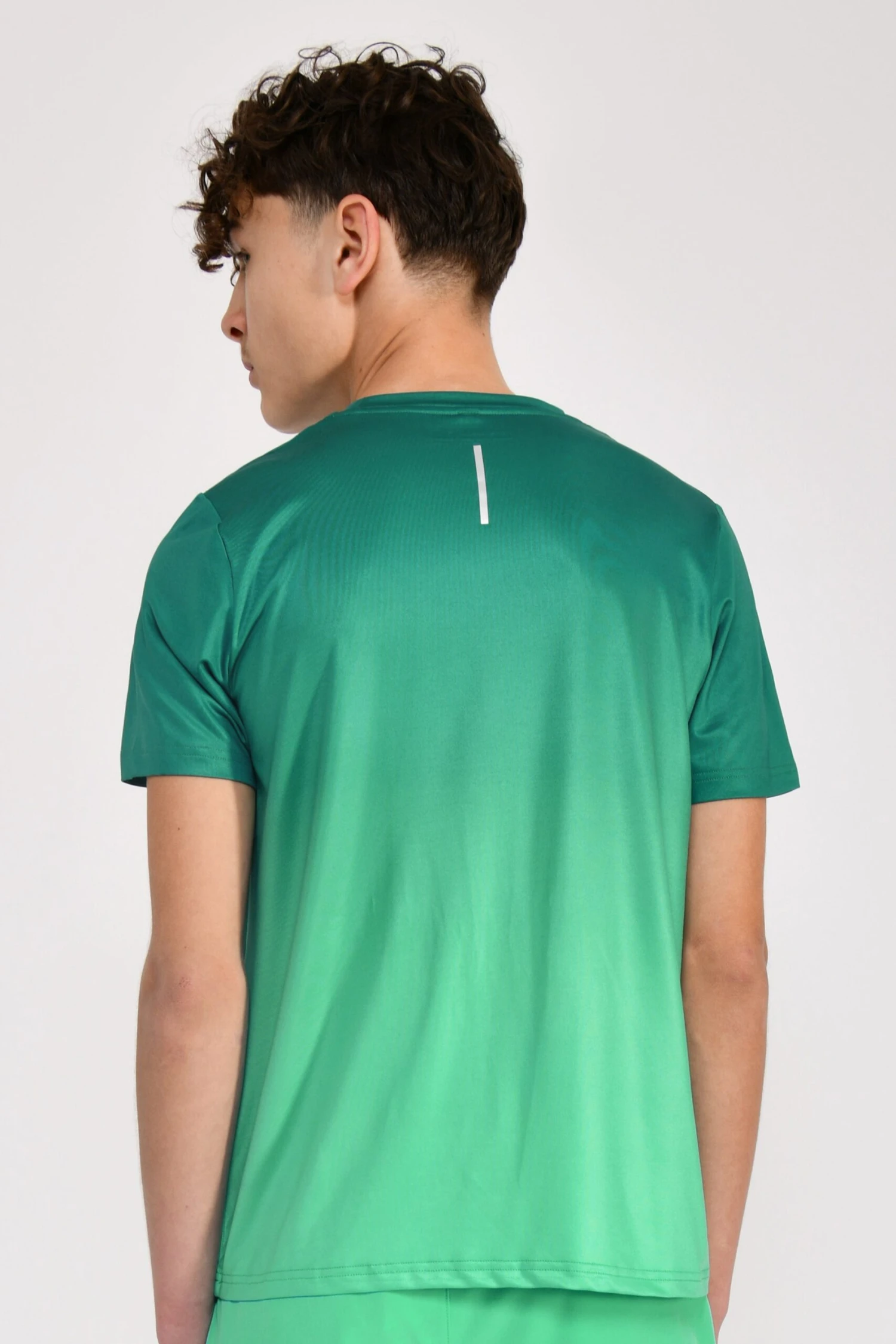 Junior Track Fade T-Shirt - Deep Sea/Mountain Meadow