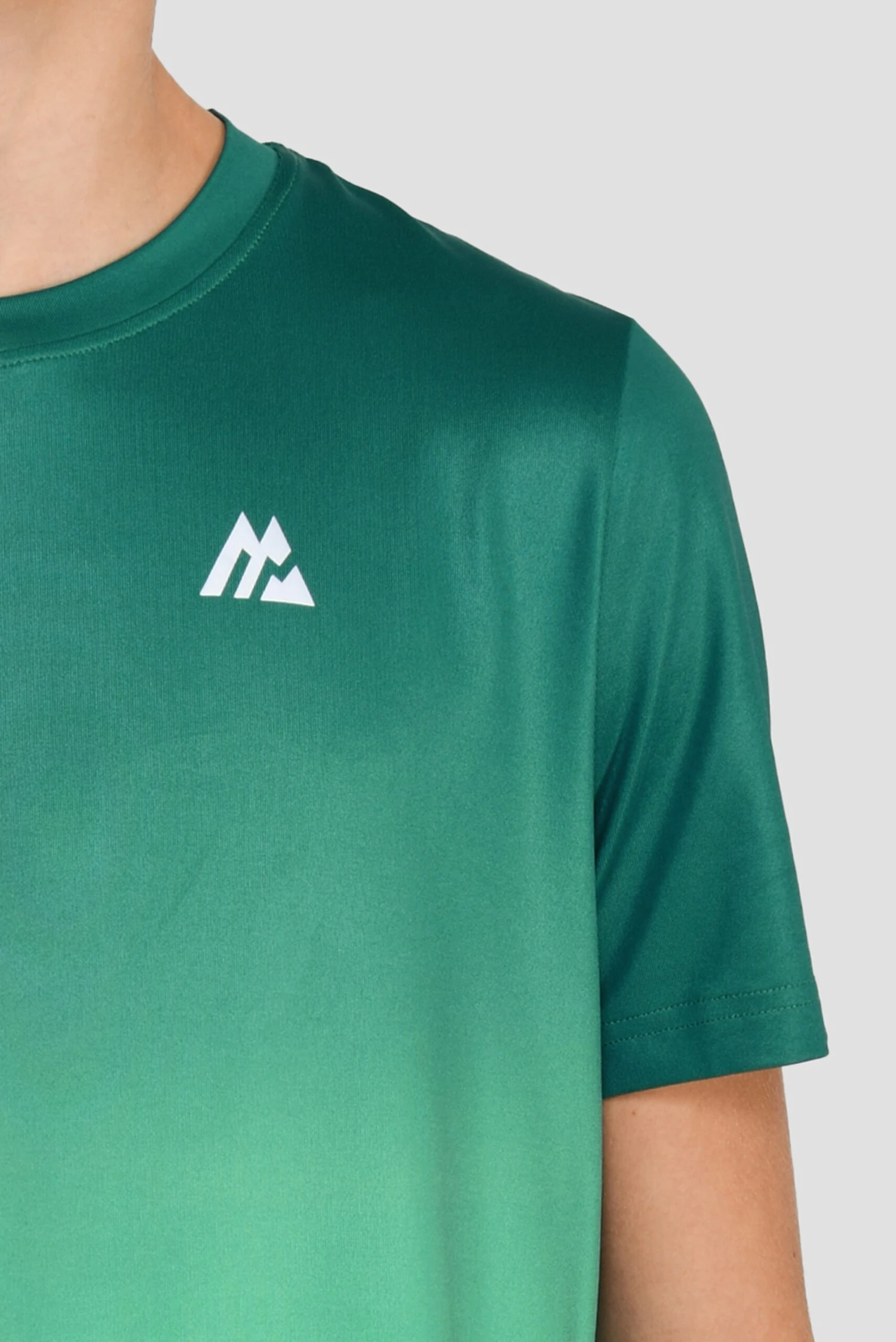 Junior Track Fade T-Shirt - Deep Sea/Mountain Meadow