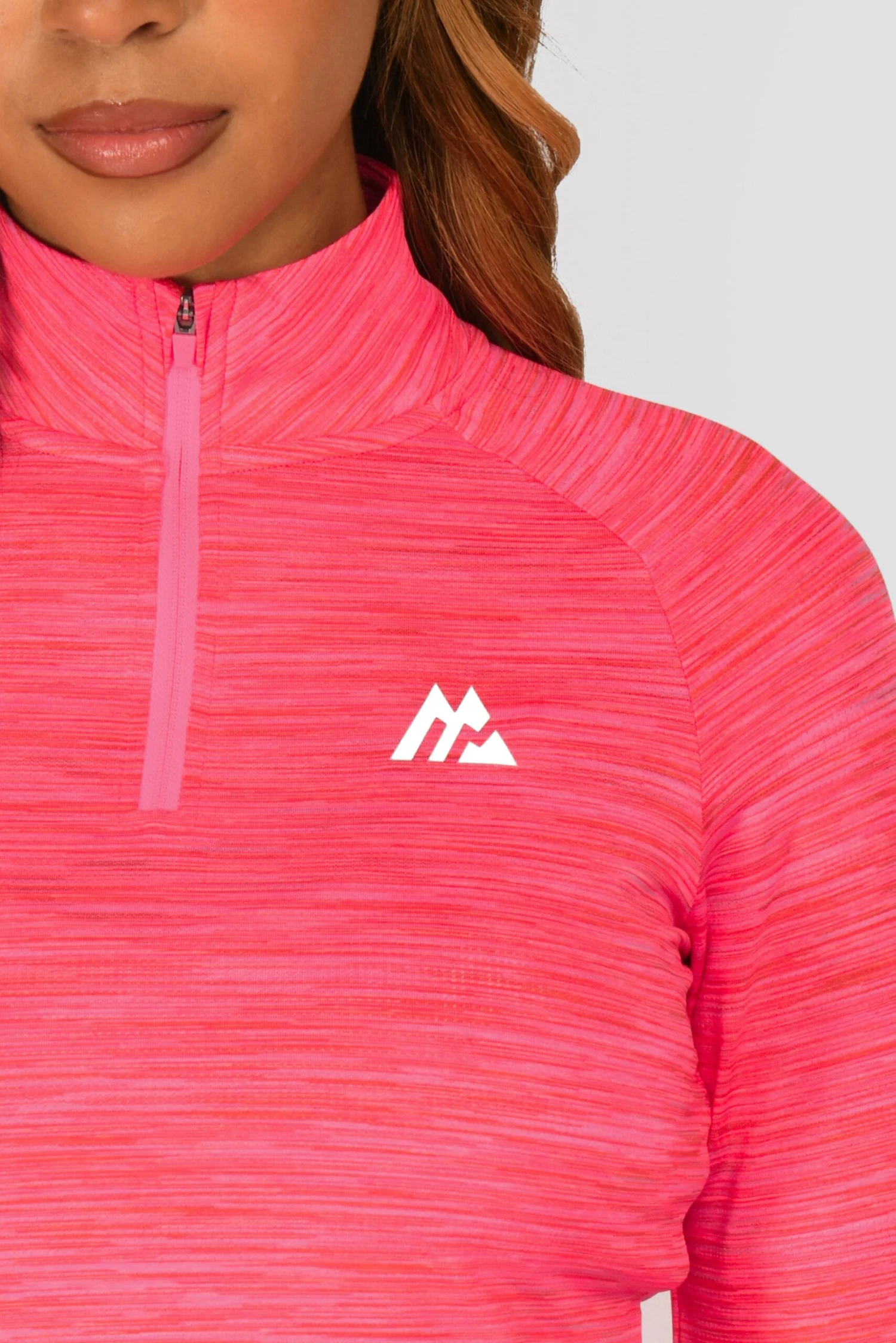 Women's Trail 2.0 1/4 Zip - Neon Pink/Red