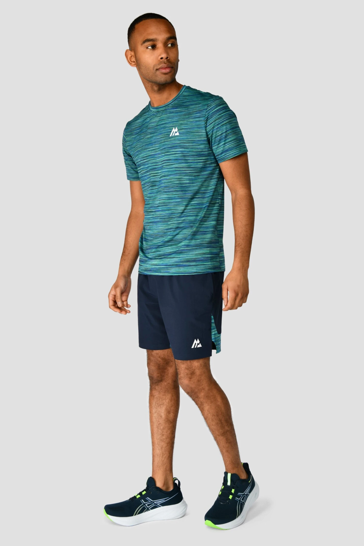 Trail 2.0 T-Shirt - Navy/Turquoise