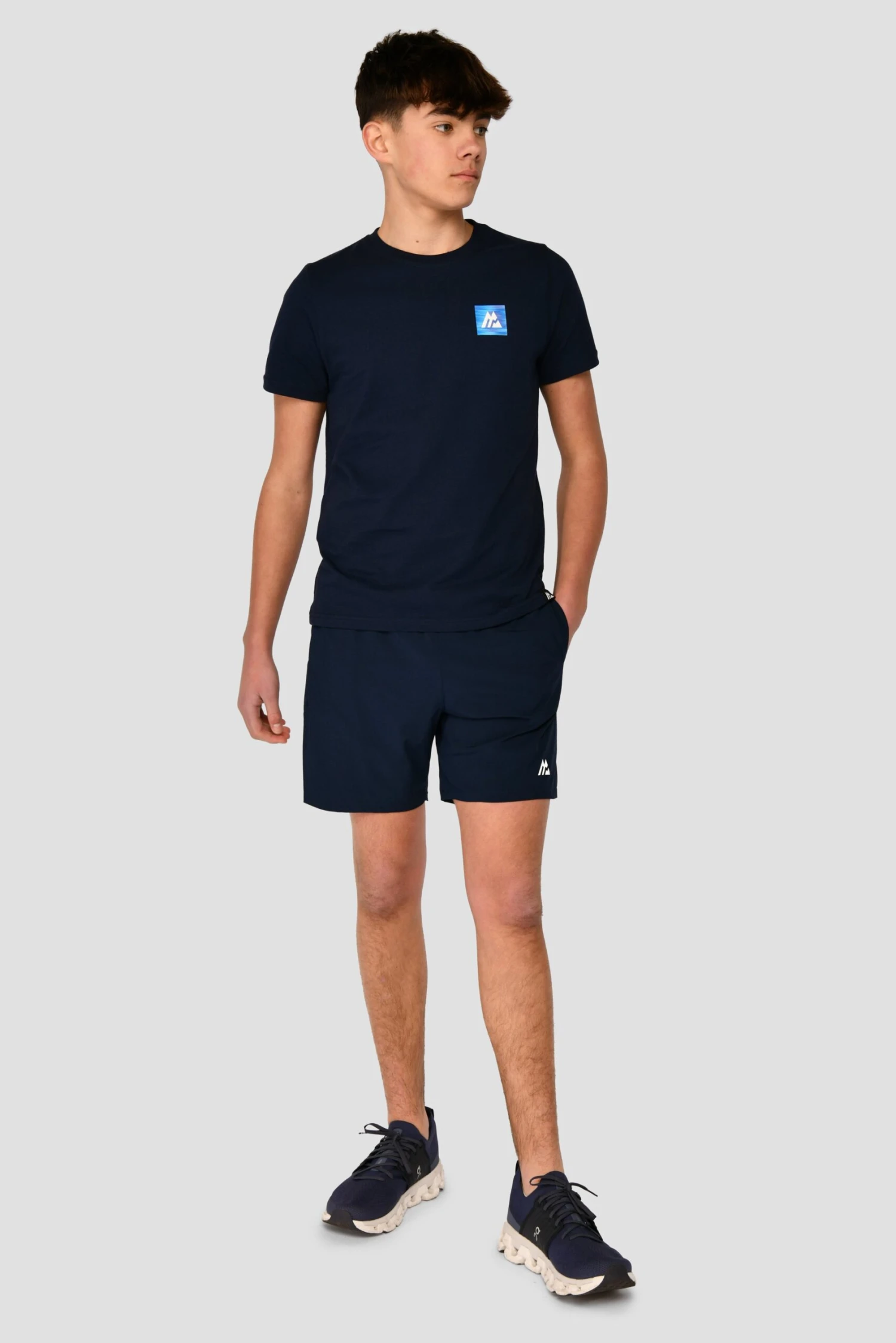 Junior Trail Box T-Shirt - Midnight Blue