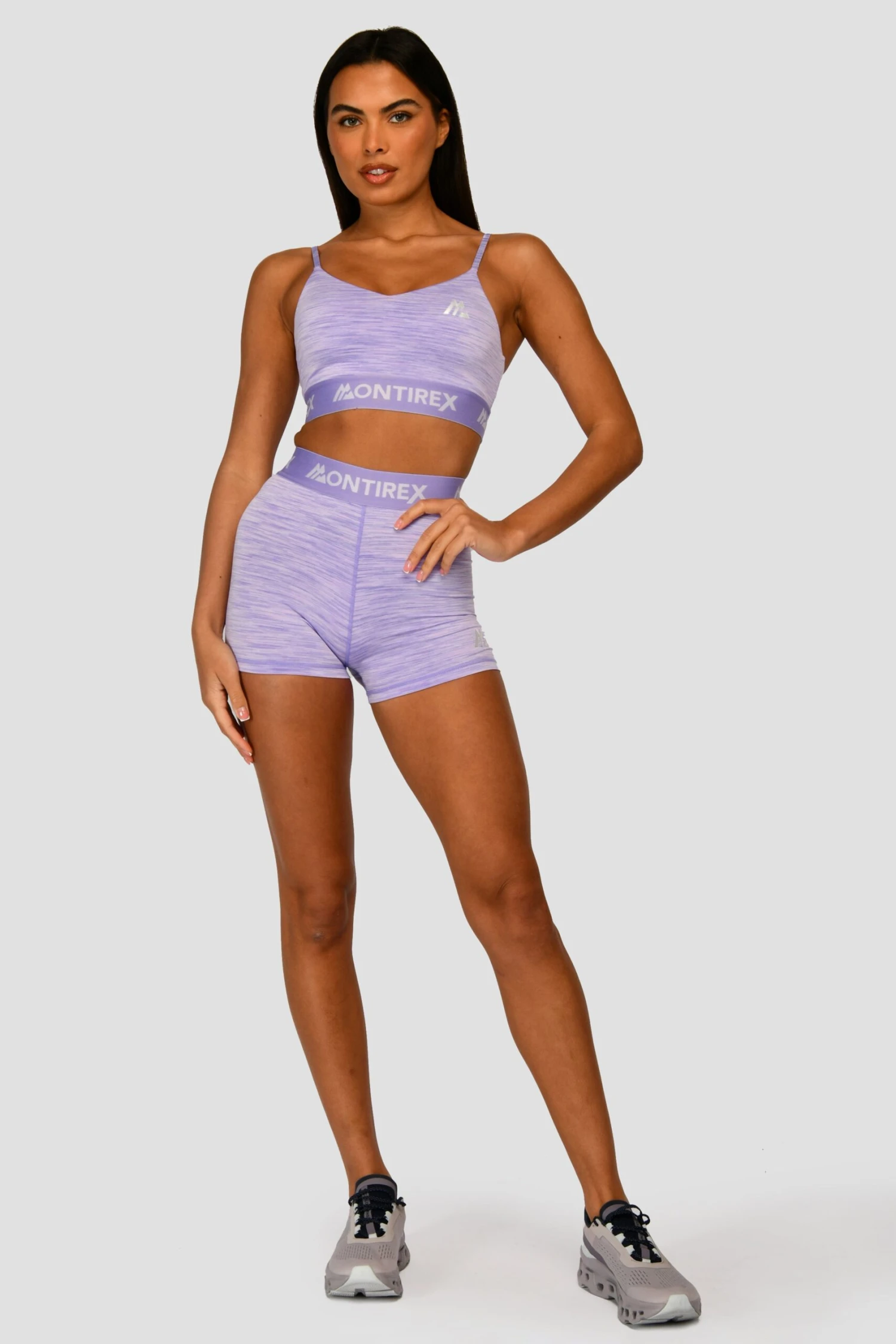 Trail Icon Bra Top - Lilac Multi