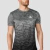Trail Seamless T-Shirt - Black/Grey Multi
