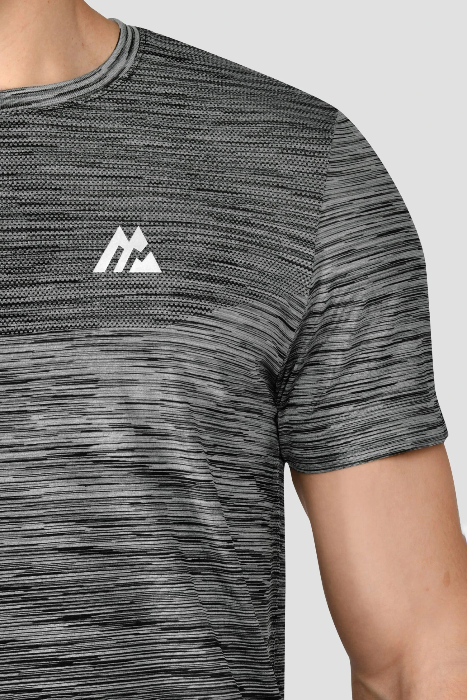 Trail Seamless T-Shirt - Black/Grey Multi